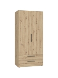 Kommode FORREST KSZD106 Schubladenschrank 106x80x38 cm 1 Tür 3 Schubladen