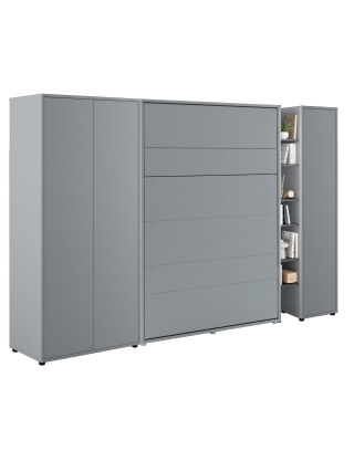 Wohnwand mit Schrankbett Bed Concept 160x200 cm