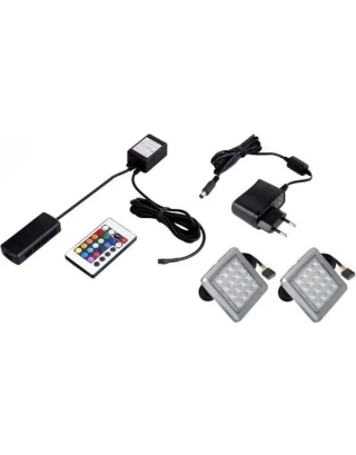 2 x RGB LED Beleuchtung Alabama Unterbaum
