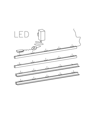 4 x LED profil