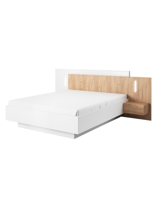Bett 160/200cm mit Nachttische 3D