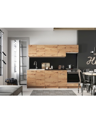Küchenmöbel-Set mit Arbeitsplatte MELA 240 cm