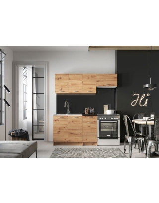 Küchenmöbel-Set mit Arbeitsplatte MELA 120 / 180 cm