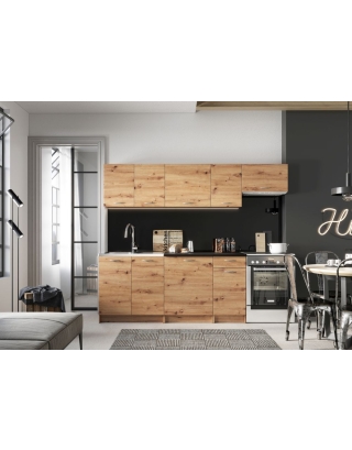 Küchenmöbel-Set mit Arbeitsplatte MELA 180 / 240 cm