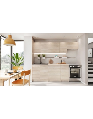 Küchenmöbel-Set mit Arbeitsplatte MELA 180 / 240 cm