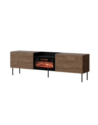 Fernsehschrank KANTON 200 2D mit Kamin