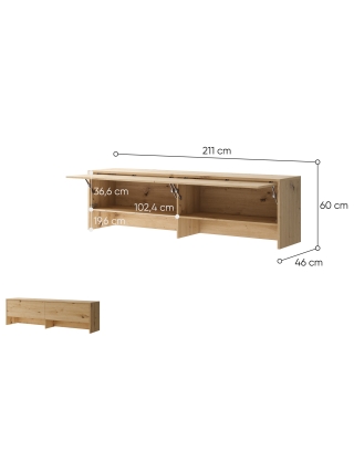 Aufsatz BED CONCEPT BC-09 für Schrankbetten BC-04