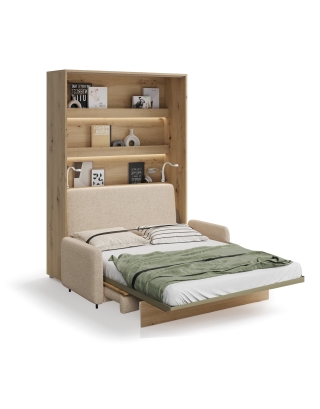 Schrankbett mit sofa Bed Concept 140x200 cm