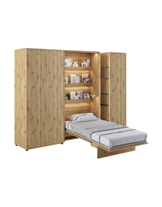 Wohnwand mit Schrankbett Bed Concept 90x200 cm 90x200 cm