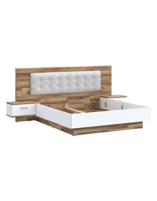 Bett 180/200 cm mit Nachttische MODERN WAY MRWL2182-C811