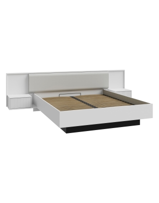 Bett 180/200 cm mit Nachttische NEKTARIUS NKRL2182-M759