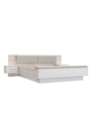 Bett 180/200 cm mit Nachttische Rondino RDNL1811BT-T30
