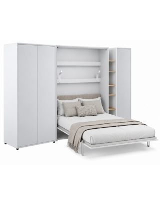 Schrankwand mit elektrischem Schrankbett BED CONCEPT 140x200