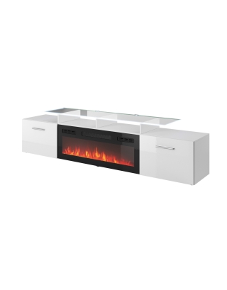 Fernsehschrank mit elektrischem Kamin