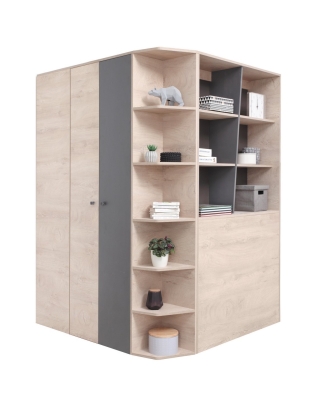 Eckkleiderschrank Delta DL1