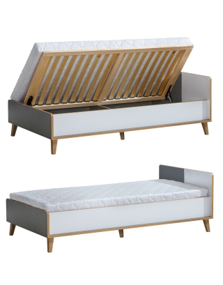 Bett 195/90cm Werso 10