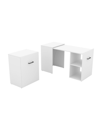 Schreibtisch ausziehbar 42/132 cm Smart