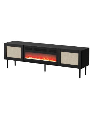 Fernsehschrank JUTA 180EF mit Kamin