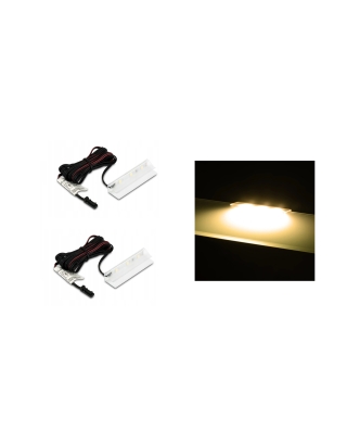 2 x Led Beleuchtung für Glasboden (Warm weiß)