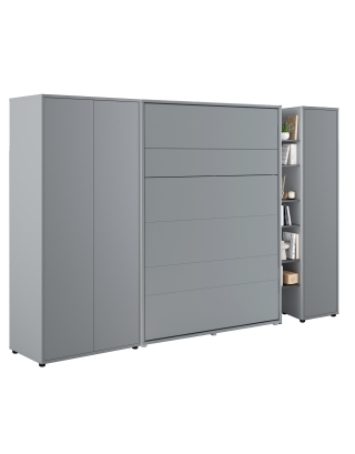 Wohnwand mit Schrankbett Bed Concept 160x200 cm