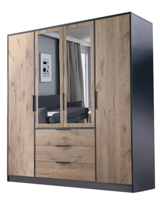 Kleiderschrank LATI D4