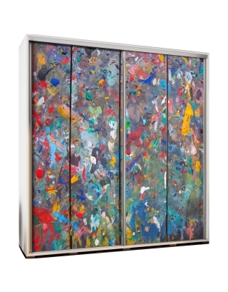 Kleiderschrank Penelopa 205 Farbiges Holz