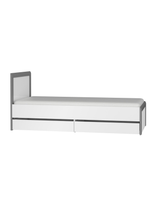 Bett 90/200cm Thea White