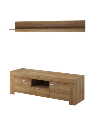 Fernsehschrank mit Hängeregal SKY SRTV155/P155